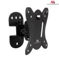 Uchwyt do telewizora lub monitora Maclean MC-670 13-27" 20kg czarny max VESA 100x100 - 1131343