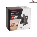 Uchwyt do telewizora lub monitora Maclean MC-670 13-27" 20kg czarny max VESA 100x100 - 1131345
