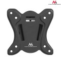 Uchwyt do telewizora lub monitora Maclean MC-670 13-27" 20kg czarny max VESA 100x100 - 1131342