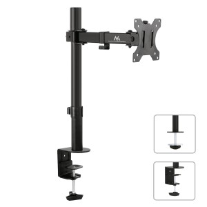 Uchwyt biurkowy do monitora Maclean MC-752 13-32" 8kg czarny VESA 75x75 oraz 100x100
