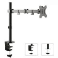 Uchwyt biurkowy do monitora Maclean MC-753 13-32" 8kg czarny VESA 75x75 oraz 100x100 - 1190124