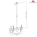 Uchwyt do telewizora sufitowy Maclean MC-631 32-55" 50kg czarny max VESA 400x400 - 1493276