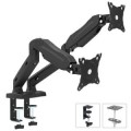 Uchwyt na 2 monitory Maclean MC-861 13"-27" 8kg x2 (16kg) czarny - 1455802