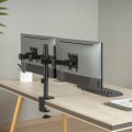 Uchwyt biurkowy na 2 monitory Maclean MC-754N VESA 75x75 oraz 100x100, 17-32", 2x 9kg - 1766040
