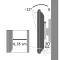 Uchwyt ścienny Techly 13"-37", 25kg obrotowy - 1455776