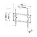 Uchwyt ścienny Techly 23"-55", 45kg slim - 1131429