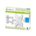 Uchwyt ścienny Techly LCD/LED 19"-37" 25kg, obrotowy,biały - 1434237