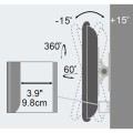 Uchwyt ścienny Techly 13"-30", 23kg regulowany - 1455757