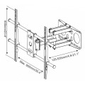 Uchwyt ścienny Techly 50"-100", 80kg obrotowy - 1131289