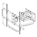 Uchwyt ścienny Techly 50"-100", 80kg obrotowy - 1464494