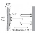 Uchwyt ścienny Techly 50"-100", 80kg obrotowy - 1311632