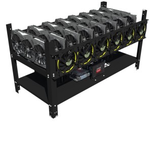 Stelaż do koparki kryptowalut Akyga AKM081 8GPU