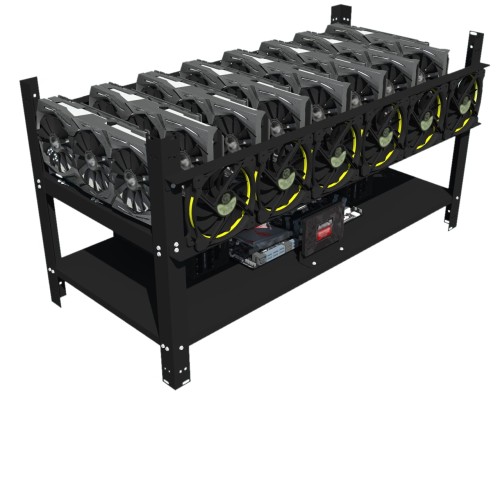 Stelaż do koparki kryptowalut Akyga AKM081 8GPU - 1310882