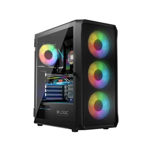 Obudowa LOGIC PORTOS ARGB MIDI USB 3.0 Black - 1648872
