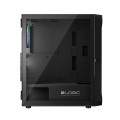 Obudowa LOGIC PORTOS ARGB MIDI USB 3.0 Black - 1648869