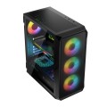 Obudowa LOGIC PORTOS ARGB MIDI USB 3.0 Black - 1648867