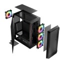 Obudowa LOGIC PORTOS ARGB MIDI USB 3.0 Black - 1648870