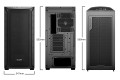 Obudowa be quiet! Shadow Base 800 Black E-ATX Midi z oknem bez zasilacza - 1648793