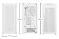 Obudowa be quiet! Shadow Base 800 FX White E-ATX Midi ARGB z oknem bez zasilacza - 1648899