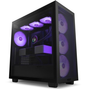 Obudowa NZXT H7 Flow RGB Midi Tower czarna z oknem