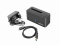 Stacja dokująca HDD Natec Kangaroo SATA 2.5" + 3.5" USB 3.0 + zasilacz - 727277