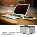Stacja dokująca Qoltec dysków 2x HDD/SSD | 2.5" / 3.5" SATA | USB 3.0 | Klonowanie - 1017984