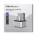Stacja dokująca Qoltec dysków 2x HDD/SSD | 2.5" / 3.5" SATA | USB 3.0 | Klonowanie - 1017985