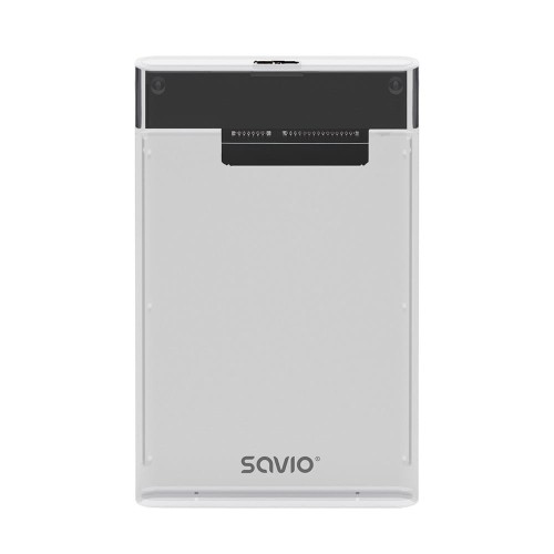 Obudowa na dysk HDD/SDD SAVIO AK-66, USB 3.0, 2,5", transparentny - 1733995
