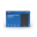 Obudowa na dysk HDD/SDD SAVIO AK-65, USB 3.0, 2,5", czarna - 1733990