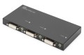 Splitter DVI DIGITUS 2-portowy, 1920x1200p WUXGA, z audio (MiniJack) - 1128157