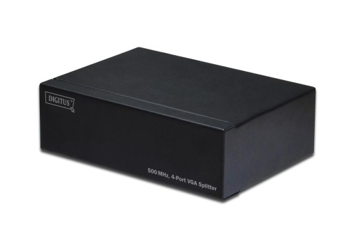 Splitter VGA DIGITUS DS-42110 4-portowy, 500MHz 2048x1536p QXGA - 786149