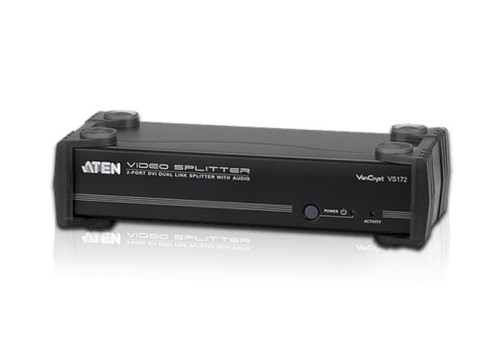 Rozdzielacz/Splitter ATEN DVI Dual Link VS172 (VS172-A7-G) 2-port. - 786049