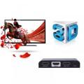 Rozdzielacz / Splitter Techly AV HDMI 2.0 1/2 Ultra HD 4Kx2K 3D - 1331563