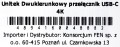 Przełącznik Dwukierunkowy Unitek D1078A USB-C 4K 144Hz PD 100W - 1522456