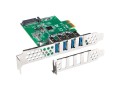 Karta Lanberg PCI Express -> USB 3.1 Gen1 4-port + śledź low profile - 1047841