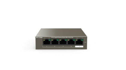 Switch niezarządzalny IP-COM By Tenda G1105P-4-63W 5x1GbE 63W - 1754566