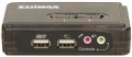 Switch KVM Edimax EK-UAK2 2xUSB z kablami, audio i mic - 750714