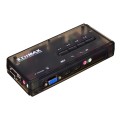 Switch KVM Edimax EK-UAK4 4xUSB z kablami, audio i mic - 853914