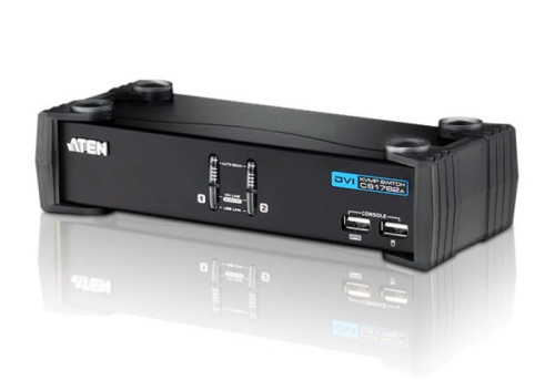 Przełącznik KVM ATEN DVI/USB/Audio CS1762A (CS1762A-AT-G) 2-port. - 1048749