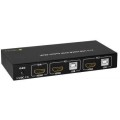 Przełącznik KVM Techly 2-portowy HDMI/USB 2x1 z Audio 4K 30Hz - 750617