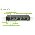 Przełącznik KVM Techly 2-portowy DisplayPort/USB 2x1 Dual Head Video 4K*30Hz - 1462952