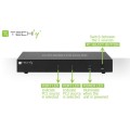 Przełącznik KVM Techly 2-portowy DisplayPort/USB 2x1 Dual Head Video 4K*30Hz - 1462953