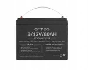 Akumulator Armac VRLA AGM 12V/80AH Uniwersalny