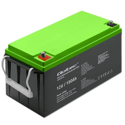 Akumulator żelowy Qoltec 12V | 150Ah | GEL - 1464788