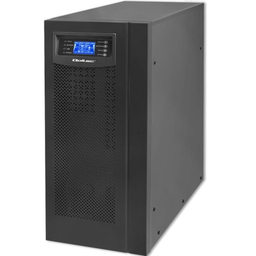 Zasilacz awaryjny UPS Qoltec | On-line | Pure Sine Wave | 6kVA | 4.8kW | LCD | USB - 1649564