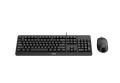 Zestaw przewodowy klawiatura i mysz PHILIPS SPT6207BL/00 czarny - 1335617