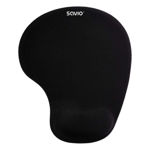 Podkładka pod mysz SAVIO MP-01B żelowa, czarna - 1012547