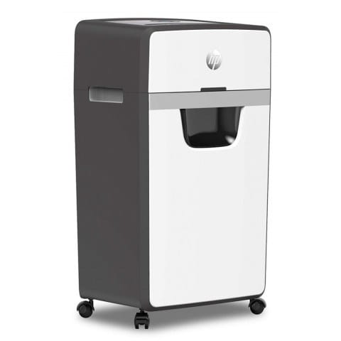 Niszczarka HP ONESHRED 24CC, ścinki, P-4, 24 kart., 30l, jasnoszara - 1540025