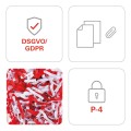 Niszczarka HSM Pure 740 max, 240L 4,5x30 mm - 1540124