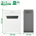 Leitz Niszczarka IQ Protect Premium 8X, P4, 8 kartek, 14 l kosz - 1788438